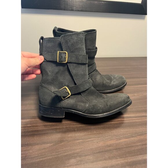 Cole Haan Black Leather Boots - Size 8.5‎ - Picture 1 of 6